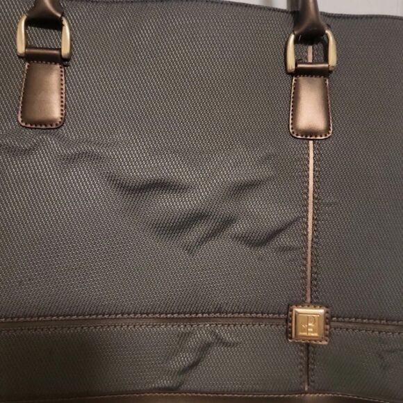 DVF Diane Von Furstenberg Tote Bag Olive Green and Brown - Picture 11 of 14